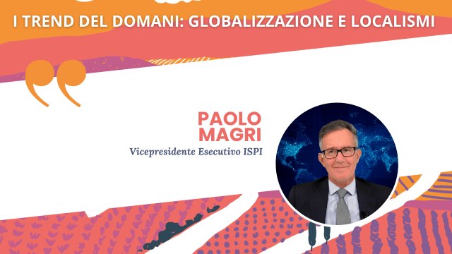 Maria Cristina Origlia intervista Paolo Magri Vicepresidente ISPI