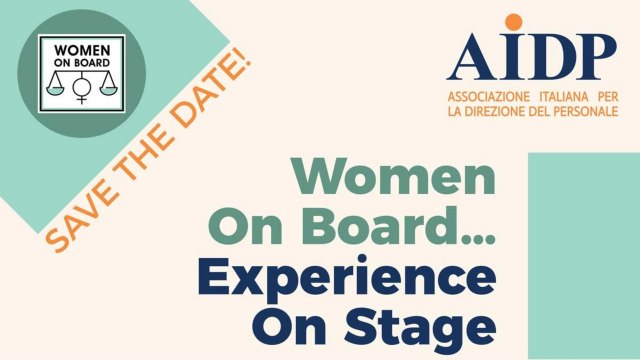 Women on board...experience on stage!