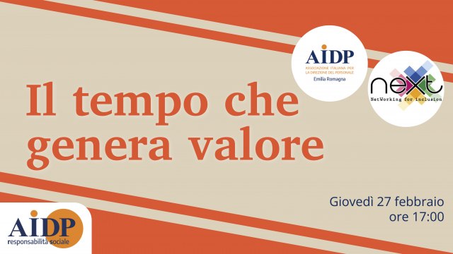 Il tempo che genera valore