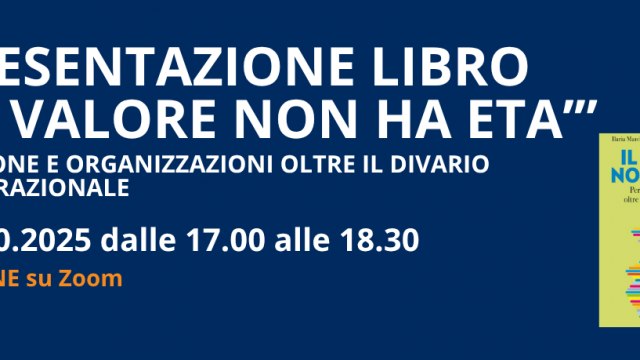 Presentazione del libro "Il valore non ha età''