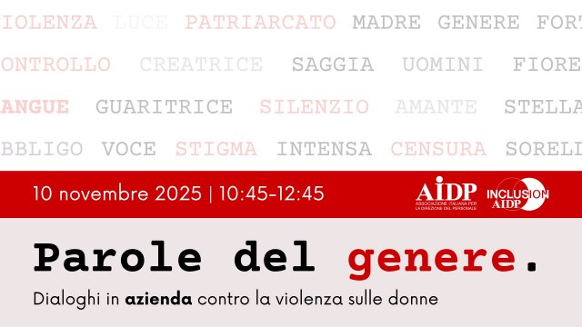 Parole del genere. Dialoghi in azienda contro la violenza sulle donne.